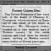 Chauncey Gridley Thompson Obituary