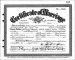 Omer and Maxine Baird Seagrove Huff Marriage Certificate