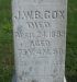 John Willis Burton Cox Tombstone