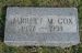 Jarett Madison Cox Headstone