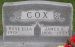 James Alexander and Rose Ella Cox Tombstone
