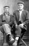 William Esma Thompson and friend
